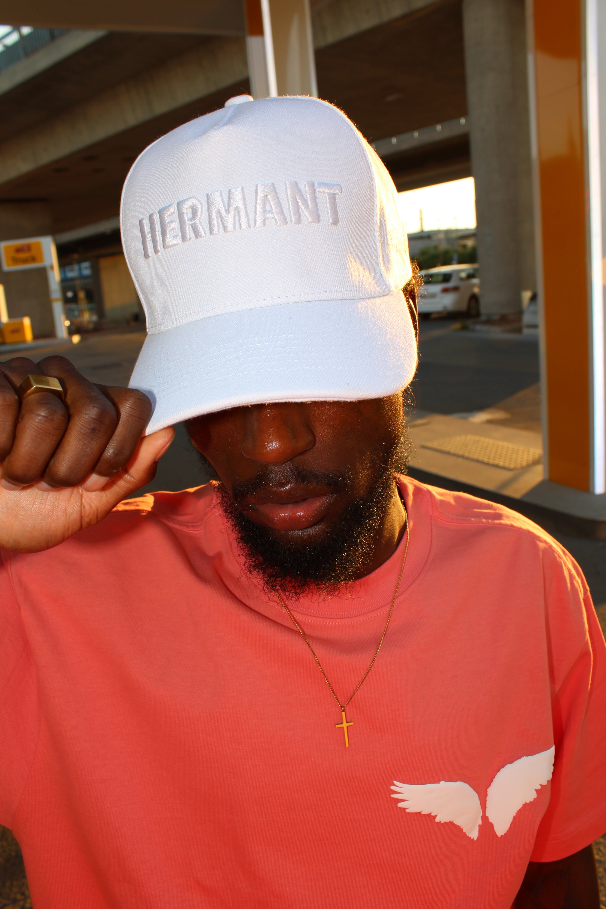 HMT PUFF T-SHIRT (CORAL)