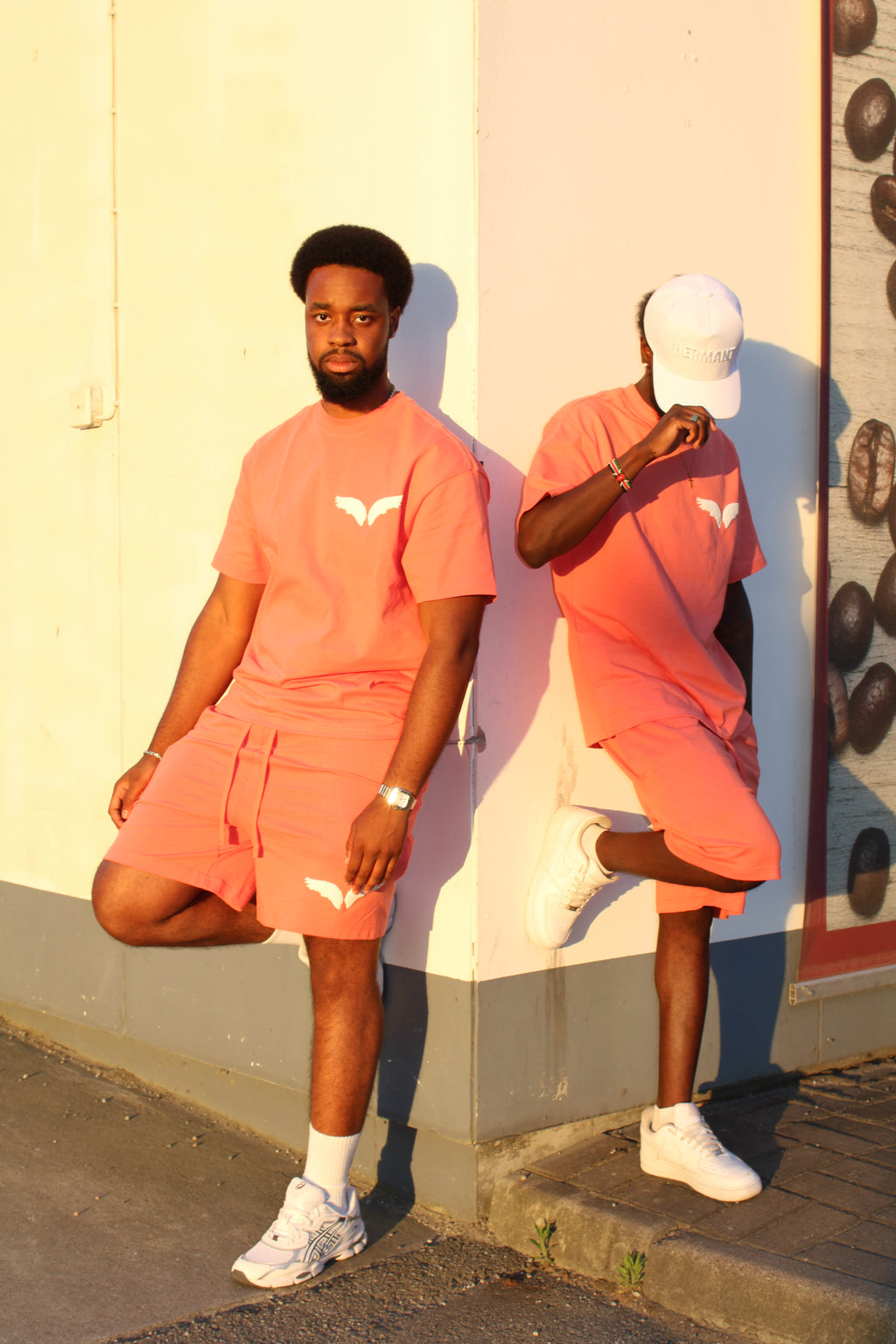 HMT PUFF SHORTS (CORAL)